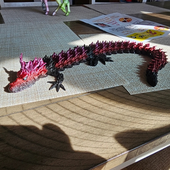 XL Articulated Crystal Dragon Toy - As Seen On TikTok! - Picture 4 of 4